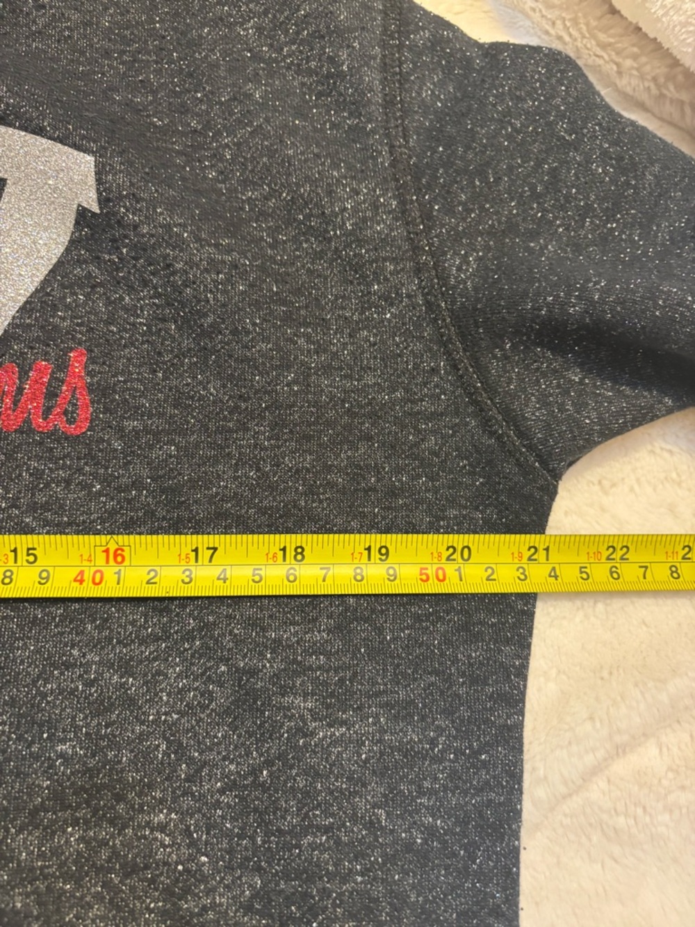 Keller Williams Hoodie Large Black Glitter Silver Red KW Logo by J. America - Picture 14 of 16